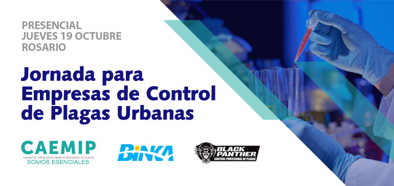 Capacitación CAEMIP para empresas de control de plagas urbanas octubre 2023